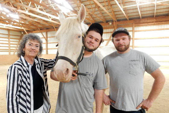 Martha and her sons, Adam and Braden